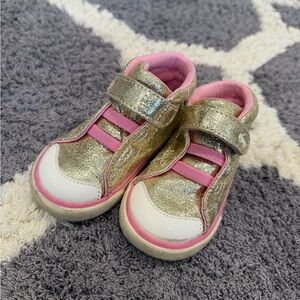 Gold and Pink High Tops- See Kai Run